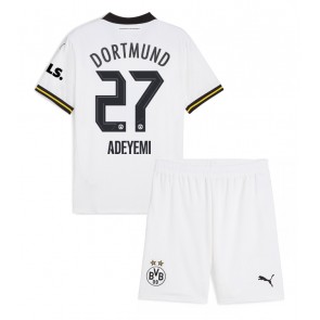 Borussia Dortmund Karim Adeyemi #27 Tredje Tröja Barn 2024-25 Kortärmad (+ Korta byxor)