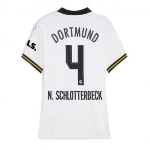 Borussia Dortmund Nico Schlotterbeck #4 Tredje Tröja Dam 2024-25 Kortärmad
