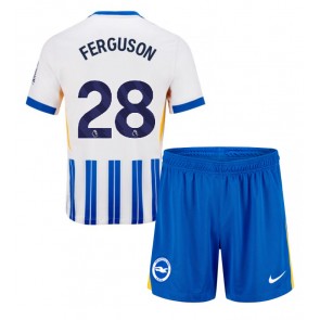 Brighton Evan Ferguson #28 Hemmatröja Barn 2024-25 Kortärmad (+ Korta byxor)