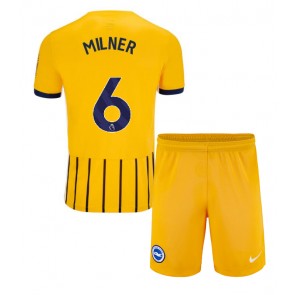 Brighton James Milner #6 Bortatröja Barn 2024-25 Kortärmad (+ Korta byxor)
