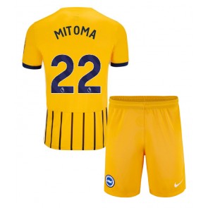 Brighton Kaoru Mitoma #22 Bortatröja Barn 2024-25 Kortärmad (+ Korta byxor)