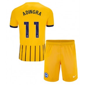 Brighton Simon Adingra #11 Bortatröja Barn 2024-25 Kortärmad (+ Korta byxor)