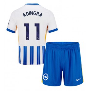 Brighton Simon Adingra #11 Hemmatröja Barn 2024-25 Kortärmad (+ Korta byxor)