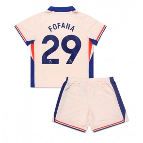 Chelsea Wesley Fofana #29 Bortatröja Barn 2024-25 Kortärmad (+ Korta byxor)