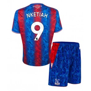Crystal Palace Eddie Nketiah #9 Hemmatröja Barn 2024-25 Kortärmad (+ Korta byxor)