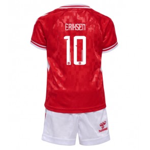 Danmark Christian Eriksen #10 Hemmatröja Barn EM 2024 Kortärmad (+ Korta byxor)