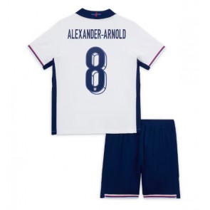 England Alexander-Arnold #8 Hemmatröja Barn EM 2024 Kortärmad (+ Korta byxor)