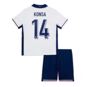 England Ezri Konsa #14 Hemmatröja Barn EM 2024 Kortärmad (+ Korta byxor)