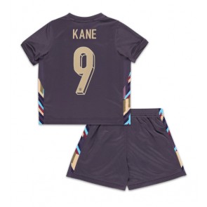 England Harry Kane #9 Bortatröja Barn EM 2024 Kortärmad (+ Korta byxor)