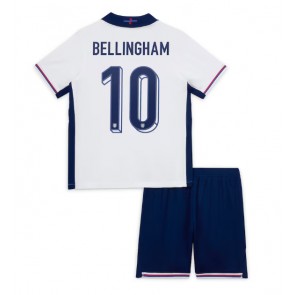 England Jude Bellingham #10 Hemmatröja Barn EM 2024 Kortärmad (+ Korta byxor)