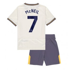 Everton Dwight McNeil #7 Tredje Tröja Barn 2024-25 Kortärmad (+ Korta byxor)