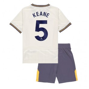 Everton Michael Keane #5 Tredje Tröja Barn 2024-25 Kortärmad (+ Korta byxor)