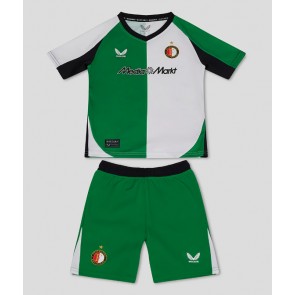 Feyenoord Tredje Tröja Barn 2024-25 Kortärmad (+ Korta byxor)