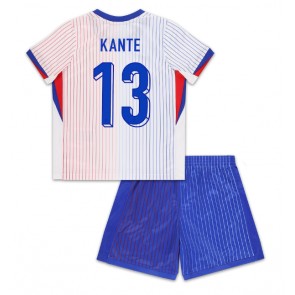 Frankrike Kante #13 Bortatröja Barn EM 2024 Kortärmad (+ Korta byxor)