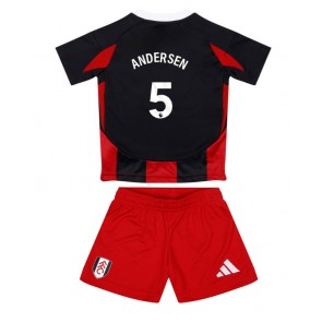Fulham Emile Smith Rowe #32 Bortatröja Barn 2024-25 Kortärmad (+ Korta byxor)