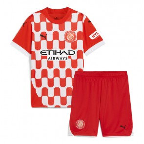 Girona Hemmatröja Barn 2024-25 Kortärmad (+ Korta byxor)