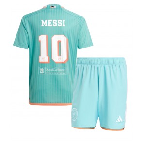 Inter Miami Lionel Messi #10 Tredje Tröja Barn 2024-25 Kortärmad (+ Korta byxor)