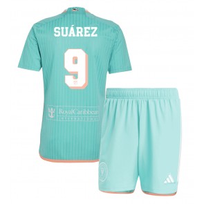 Inter Miami Luis Suarez #9 Tredje Tröja Barn 2024-25 Kortärmad (+ Korta byxor)