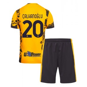 Inter Milan Hakan Calhanoglu #20 Tredje Tröja Barn 2024-25 Kortärmad (+ Korta byxor)