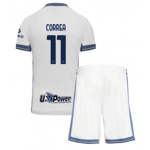 Inter Milan Joaquin Correa #11 Bortatröja Barn 2024-25 Kortärmad (+ Korta byxor)