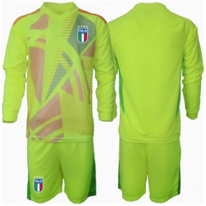 Italien Målvakt Hemmatröja Barn EM 2024 Långärmad (+ Korta byxor)