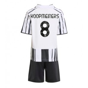 Juventus Teun Koopmeiners #8 Hemmatröja Barn 2025-26 Kortärmad (+ Korta byxor)