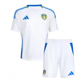 Leeds United Hemmatröja Barn 2024-25 Kortärmad (+ Korta byxor)