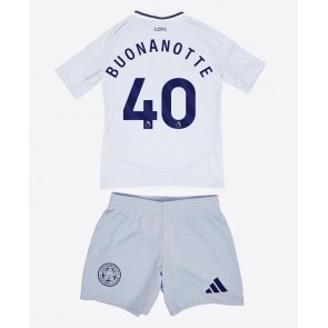 Leicester City Facundo Buonanotte #40 Tredje Tröja Barn 2024-25 Kortärmad (+ Korta byxor)
