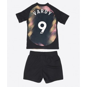 Leicester City Jamie Vardy #9 Bortatröja Barn 2024-25 Kortärmad (+ Korta byxor)