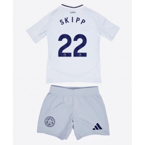 Leicester City Oliver Skipp #22 Tredje Tröja Barn 2024-25 Kortärmad (+ Korta byxor)