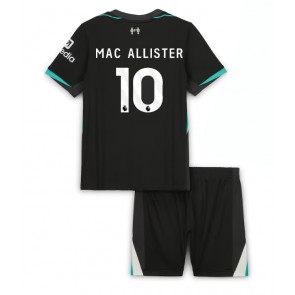 Liverpool Alexis Mac Allister #10 Bortatröja Barn 2024-25 Kortärmad (+ Korta byxor)