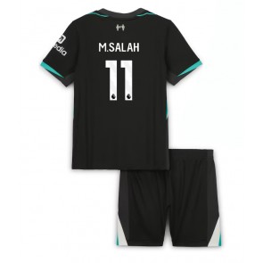 Liverpool Mohamed Salah #11 Bortatröja Barn 2024-25 Kortärmad (+ Korta byxor)