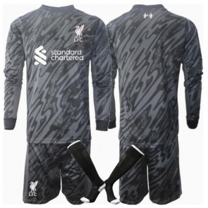 Liverpool Målvakt Hemmatröja Barn 2024-25 Långärmad (+ Korta byxor)