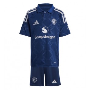 Manchester United Bortatröja Barn 2024-25 Kortärmad (+ Korta byxor)