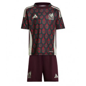 Mexiko Hemmatröja Barn Copa America 2024 Kortärmad (+ Korta byxor)