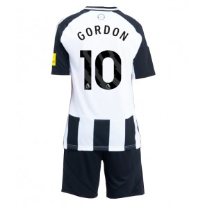 Newcastle United Anthony Gordon #10 Hemmatröja Barn 2024-25 Kortärmad (+ Korta byxor)