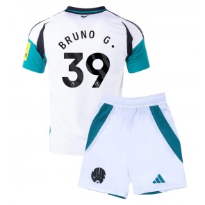 Newcastle United Bruno Guimaraes #39 Tredje Tröja Barn 2024-25 Kortärmad (+ Korta byxor)