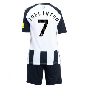 Newcastle United Joelinton #7 Hemmatröja Barn 2024-25 Kortärmad (+ Korta byxor)