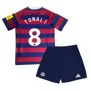 Newcastle United Sandro Tonali #8 Bortatröja Barn 2024-25 Kortärmad (+ Korta byxor)