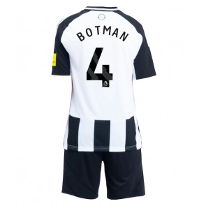 Newcastle United Sven Botman #4 Hemmatröja Barn 2024-25 Kortärmad (+ Korta byxor)