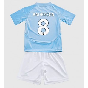 Nottingham Forest Elliot Anderson #8 Tredje Tröja Barn 2024-25 Kortärmad (+ Korta byxor)