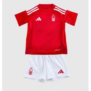 Nottingham Forest Hemmatröja Barn 2024-25 Kortärmad (+ Korta byxor)