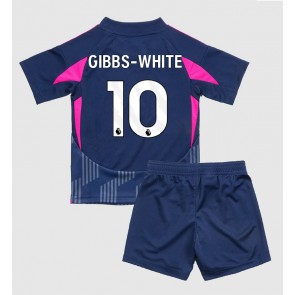 Nottingham Forest Morgan Gibbs-White #10 Bortatröja Barn 2024-25 Kortärmad (+ Korta byxor)