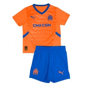 Olympique de Marseille Tredje Tröja Barn 2024-25 Kortärmad (+ Korta byxor)