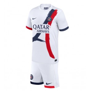 Paris Saint-Germain Bortatröja Barn 2024-25 Kortärmad (+ Korta byxor)