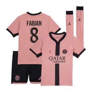 Paris Saint-Germain Fabian Ruiz #8 Tredje Tröja Barn 2024-25 Kortärmad (+ Korta byxor)