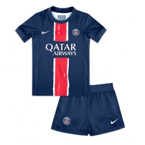 Paris Saint-Germain Hemmatröja Barn 2024-25 Kortärmad (+ Korta byxor)