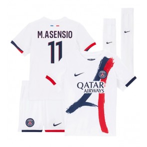 Paris Saint-Germain Marco Asensio #11 Bortatröja Barn 2024-25 Kortärmad (+ Korta byxor)