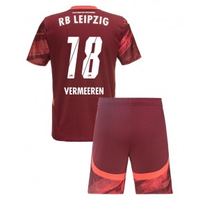 RB Leipzig Arthur Vermeeren #18 Bortatröja Barn 2024-25 Kortärmad (+ Korta byxor)