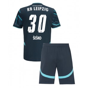 RB Leipzig Benjamin Sesko #30 Tredje Tröja Barn 2024-25 Kortärmad (+ Korta byxor)